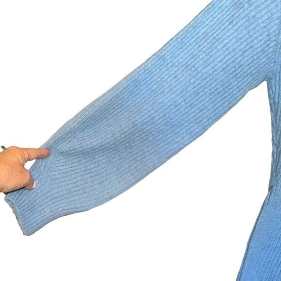 Bardot Wynter Knit Dress In Bijou Blue Size Large - Picture 4 of 13